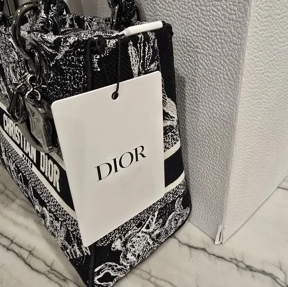 🔥RARE🔥 Dior Medium Lady Dior Bag - Picture 5 of 15